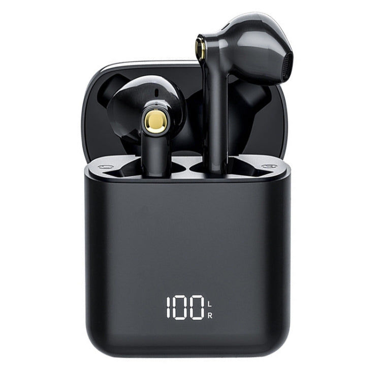 Auricolare Bluetooth semi-in-ear con display digitale impermeabile F730 TWS IPX4, F730 Black Auricolare Bluetooth semi-in-ear con display digitale impermeabile F730 TWS IPX4, F730 Black